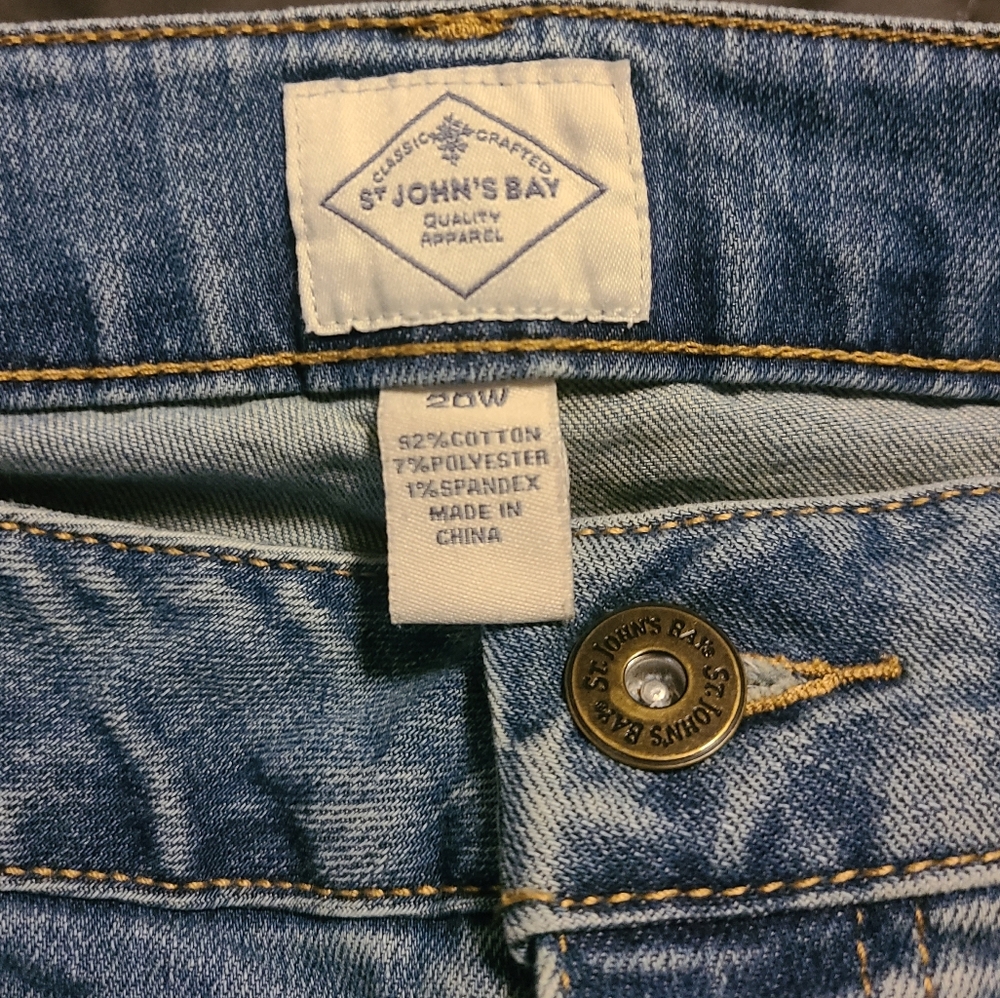 St Johns Bay 20w Capri Jeans